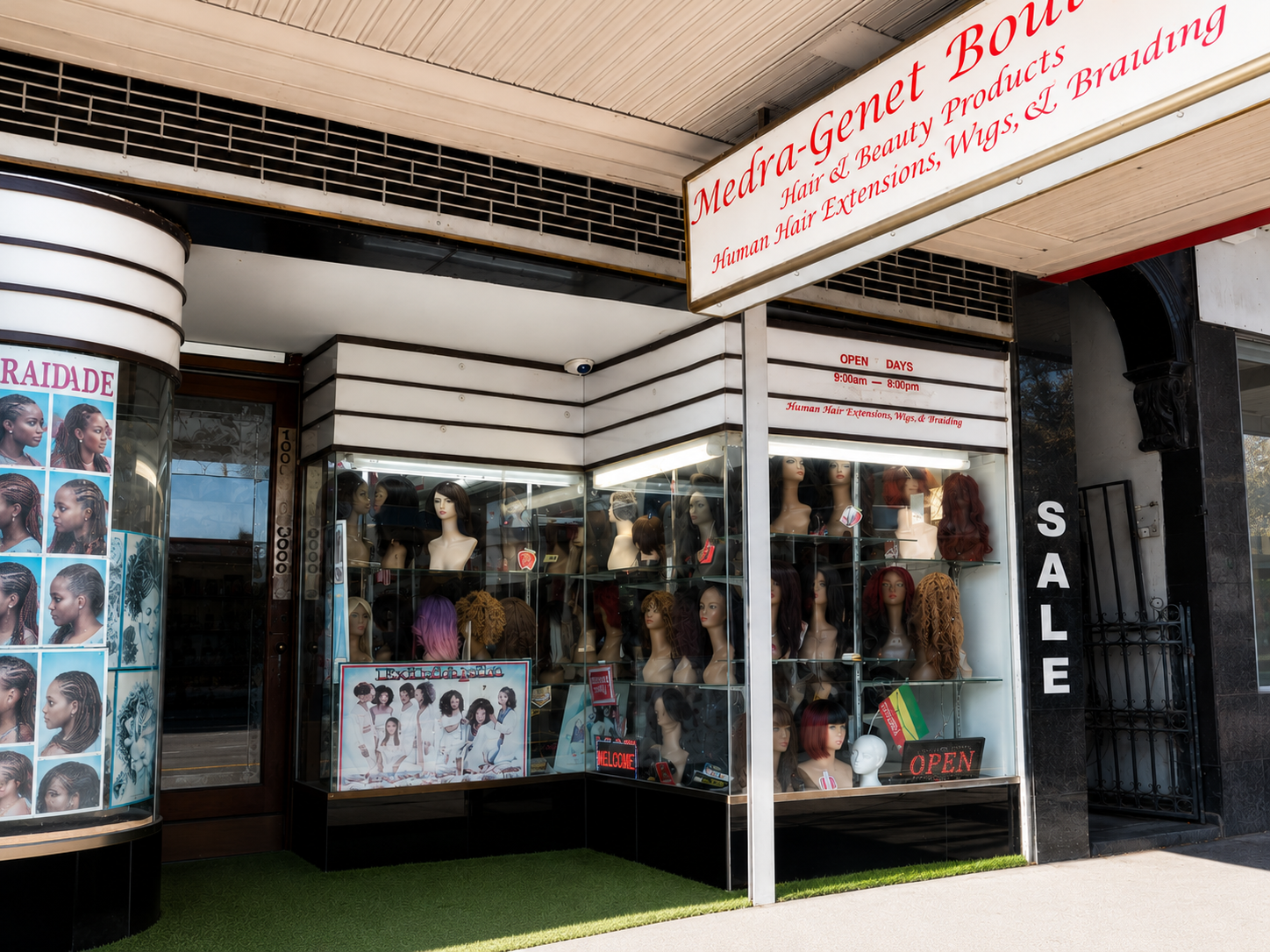 Medra-Genet Boutique Hair and Beauty Products storefront or salon interior